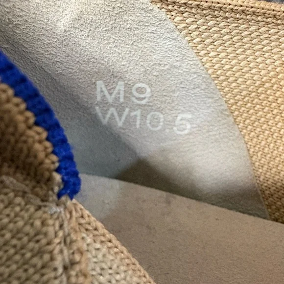 Rothy's The Original Slip On City Sneakers Sand Shoes Men’s Sz 9 Women’s Sz 10.5 - Picture 9 of 9